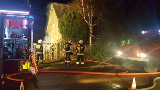 W nocy spłonął dom jednorodzinny