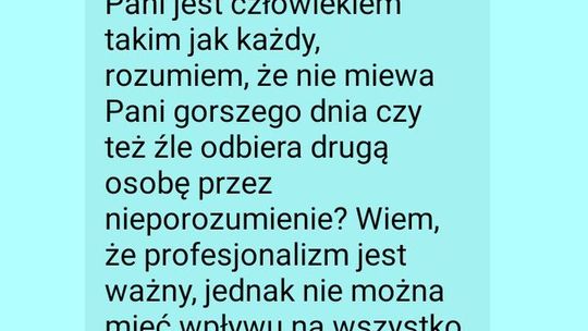 W sklepie zwróciłam uwagę o obowiązku noszenia maseczki. Tak zostałam potraktowana - list 