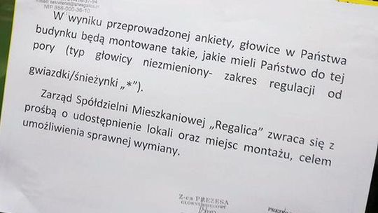 W SM Regalica większość ankietowanych wybrała zawory „10” 