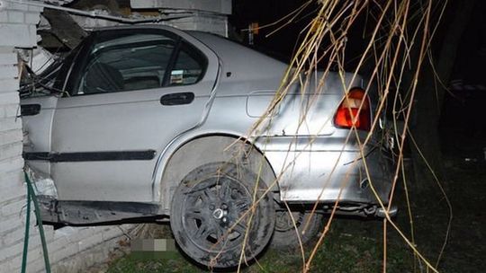 W Wigilię wjechał w dom