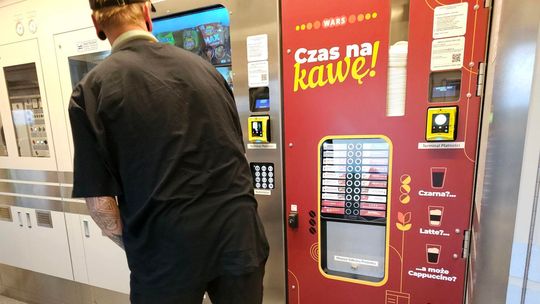 WARS oferuje już teraz.. Automaty z przekąskami i kawą już nie tylko na trasie Szczecin – Przemyśl
