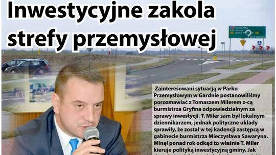 Wiceburmistrz chwali się inwestycjami, które mają powstać w gminie