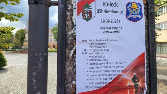 Wielki jubileusz OSP w Mieszkowicach. Sprawdź zmieniony program obchodów 80-lecia straży