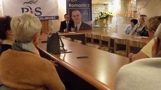 Wielowątkowe spotkanie z kandydatem na burmistrza