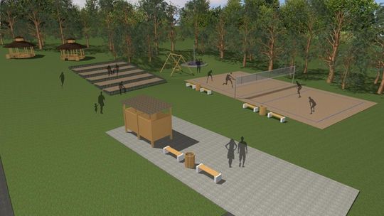 Wieś z atrakcyjnym miejscem do rekreacji