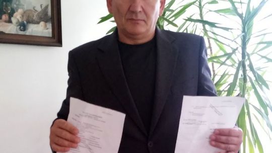 Wiesław Borowiak ad vocem prezesowi Spółdzielni Mieszkaniowej Regalica