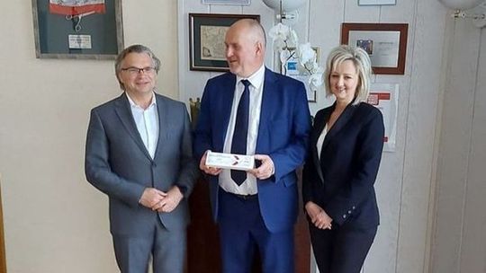 Władze powiatu świętowały z burmistrzami i wójtami