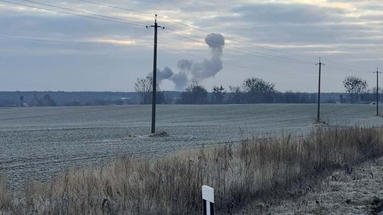 Wojna w Ukrainie. Rakiety uderzyły 13 km od naszej granicy