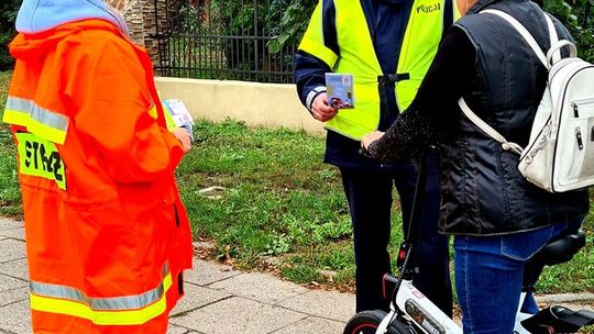Wspólnie przeprowadzili w Gryfinie akcję na rzecz bezpieczeństwa ruchu drogowego