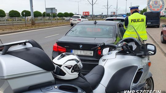 Wyeliminowali nietrzeźwego motocyklistę BMW