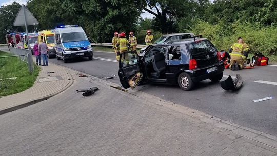 Wypadek i akcja ratownicza wyglądały dramatycznie. Mamy zdjęcia