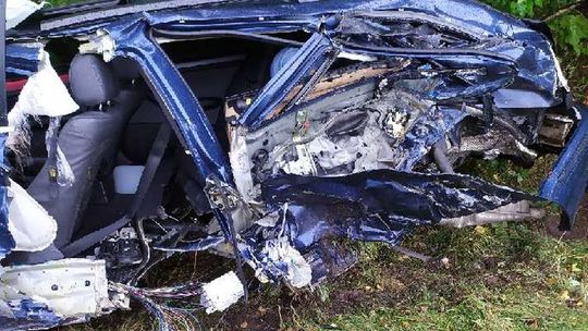 Wypadek! Kierowcy w szpitalu. Auta do kasacji [ZDJĘCIA]