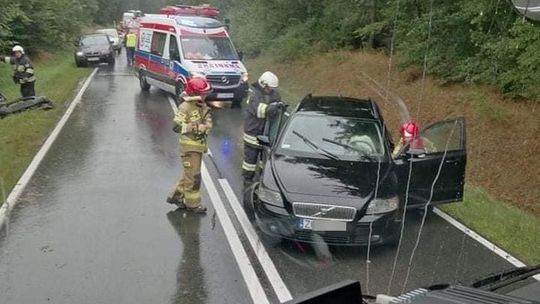 Wypadek między Gryfinem a Chojną