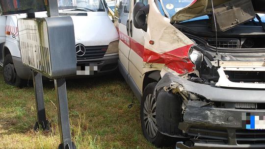 Wypadek na rogatce Gryfina