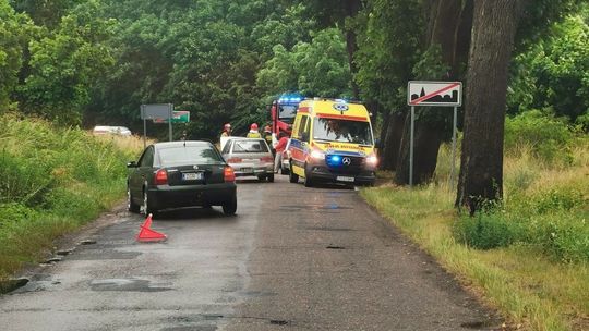 Wypadek niedaleko Gryfina. Uwaga kierowcy!