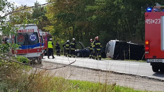 Wypadek. Radna w szpitalu [ZDJĘCIA]