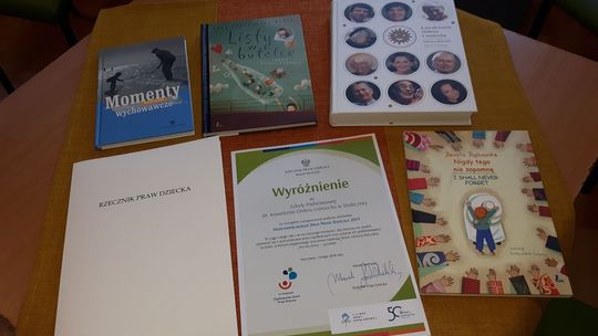 Wyróżnienie od rzecznika praw dziecka                                                                                        