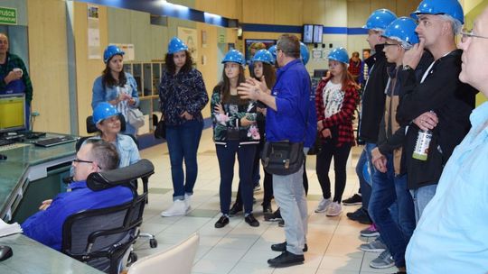 Z wizytą w elektrowni