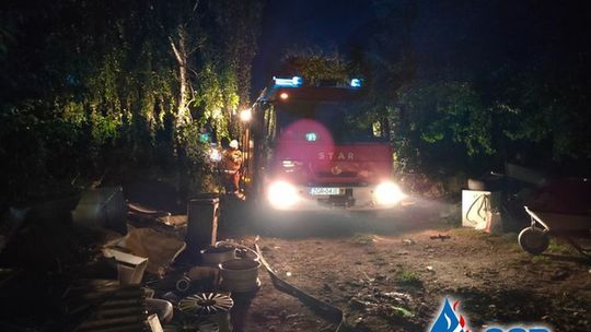 Zaatakował strażaków podczas akcji