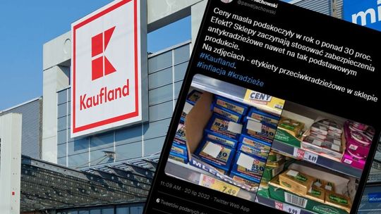 Zabezpieczenia na kostkach masła. Tak Kaufland odstrasza złodziei 