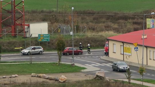 Zablokowali drogę w związku z wypadkiem