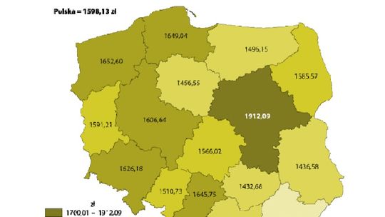 Zachodniopomorskie na 2 miejscu w kraju pod względem dochodu rozporządzalnego na mieszkańca