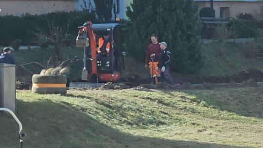 Zaczęli ostro koło budynku CBA