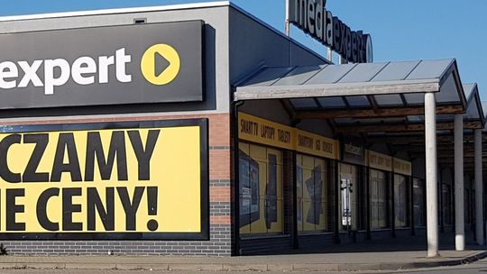 Zamknęli Media Expert w Gryfinie