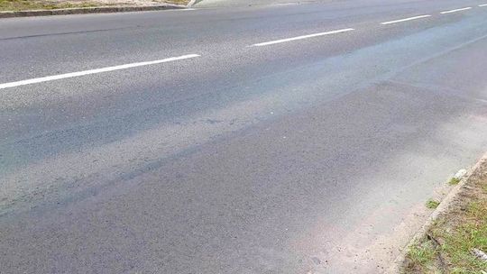 Zapada się fragment ul. Łużyckiej - ostrzega czytelnik