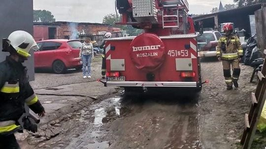 Zapalił się komin Zapalił się komin