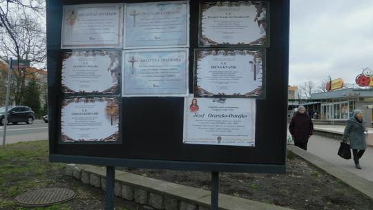 Zapełniły się tablice nowymi klepsydrami