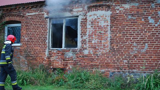 Zatruł się gazami pożarowymi