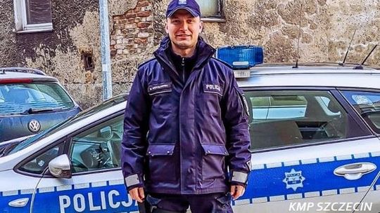 Zatrzymał poszukiwanego w drodze na służbę