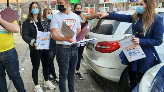 Zbierają podpisy w centrum