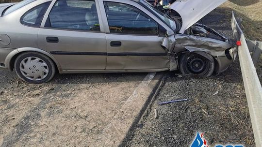 Zderzyły się dwa auta. Ranna osoba przetransportowana do szpitala