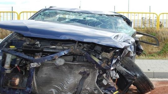 Zderzyły się dwa samochody. Akcja straży pożarnej