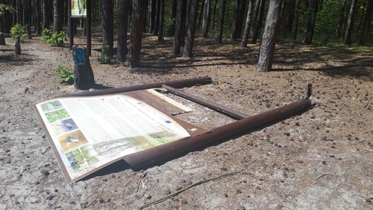 Zdewastowali obiekt turystyczny 