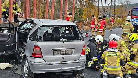 Zdradziły go szerokie źrenice i.... spowodowany wypadek