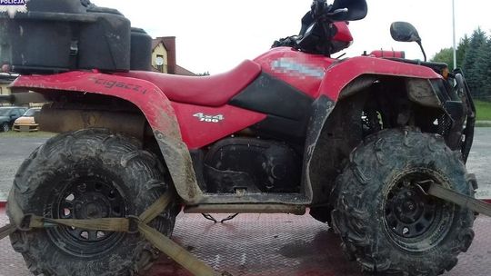 Złapali go na czterokołowcu pod Gryfinem
