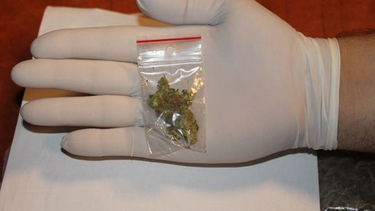 Złapany z marihuaną tuż przed północą