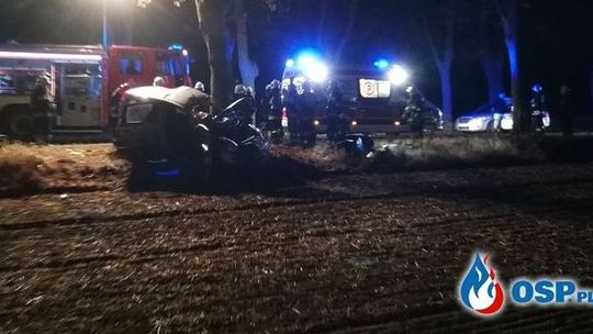 Zmarł mężczyzna ranny w wypadku