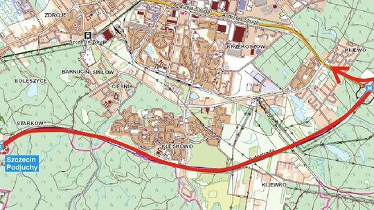 Zmiana organizacji ruchu na węźle drogowym