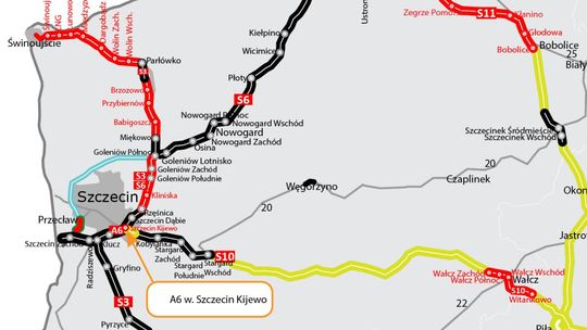 Zmiana organizacji ruchu na węźle drogowym
