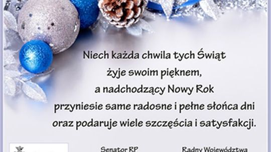 Życzenia od senatora Grzegorza Napieralskiego i radnego województwa Artura Nycza