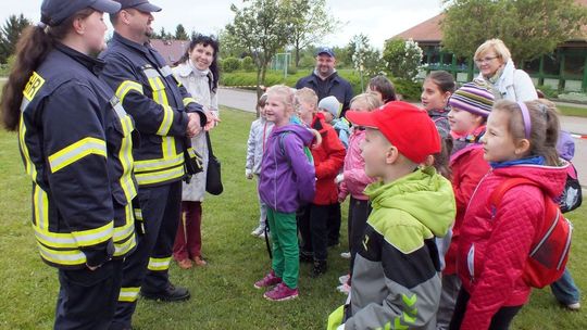 Żywiołowe dzieciaki z  jedynki z wizytą w Penkun