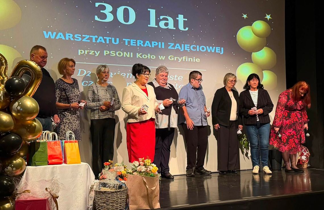 30 lat wzruszeń, wsparcia i integracji. Wyjątkowy jubileusz Warsztatu Terapii Zajęciowej w Gryfinie 30 lat wzruszeń, wsparcia i integracji. Wyjątkowy jubileusz Warsztatu Terapii Zajęciowej w Gryfinie