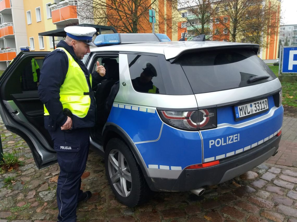 Akcja gryfińskich policjantów w Niemczech