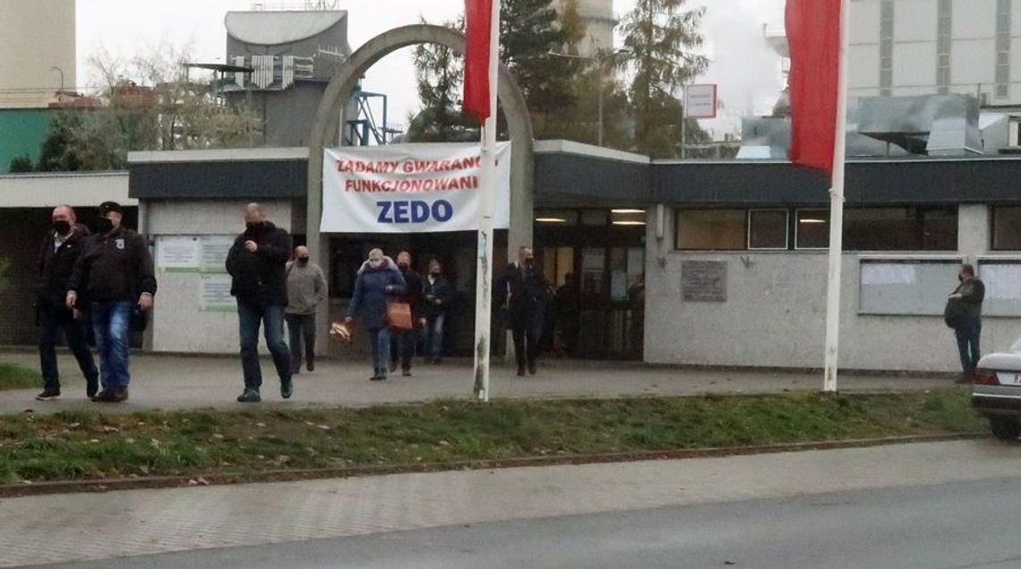 Akcja protestacyjna w ZEDO