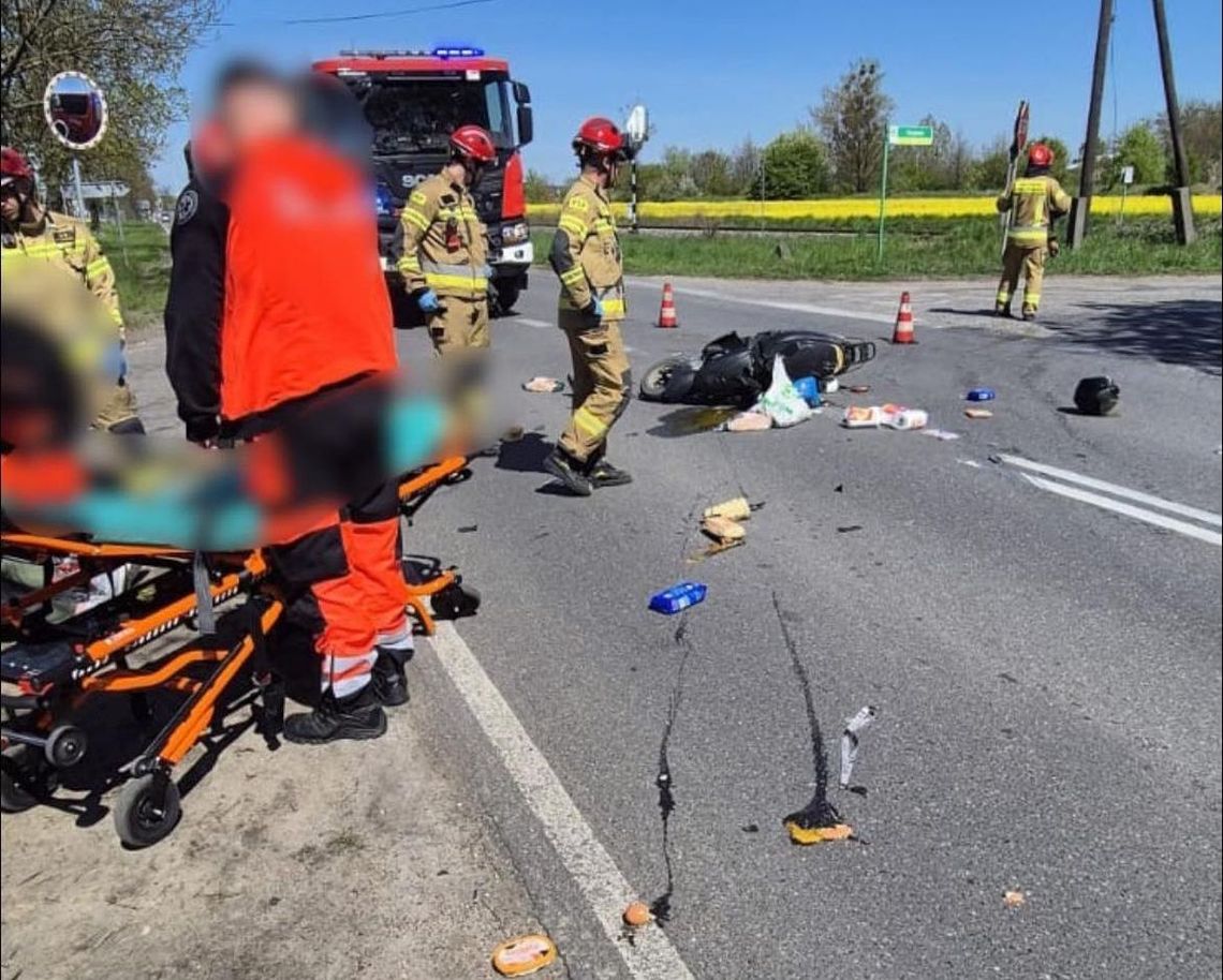 Akcje strażaków na drodze i nie tlyko