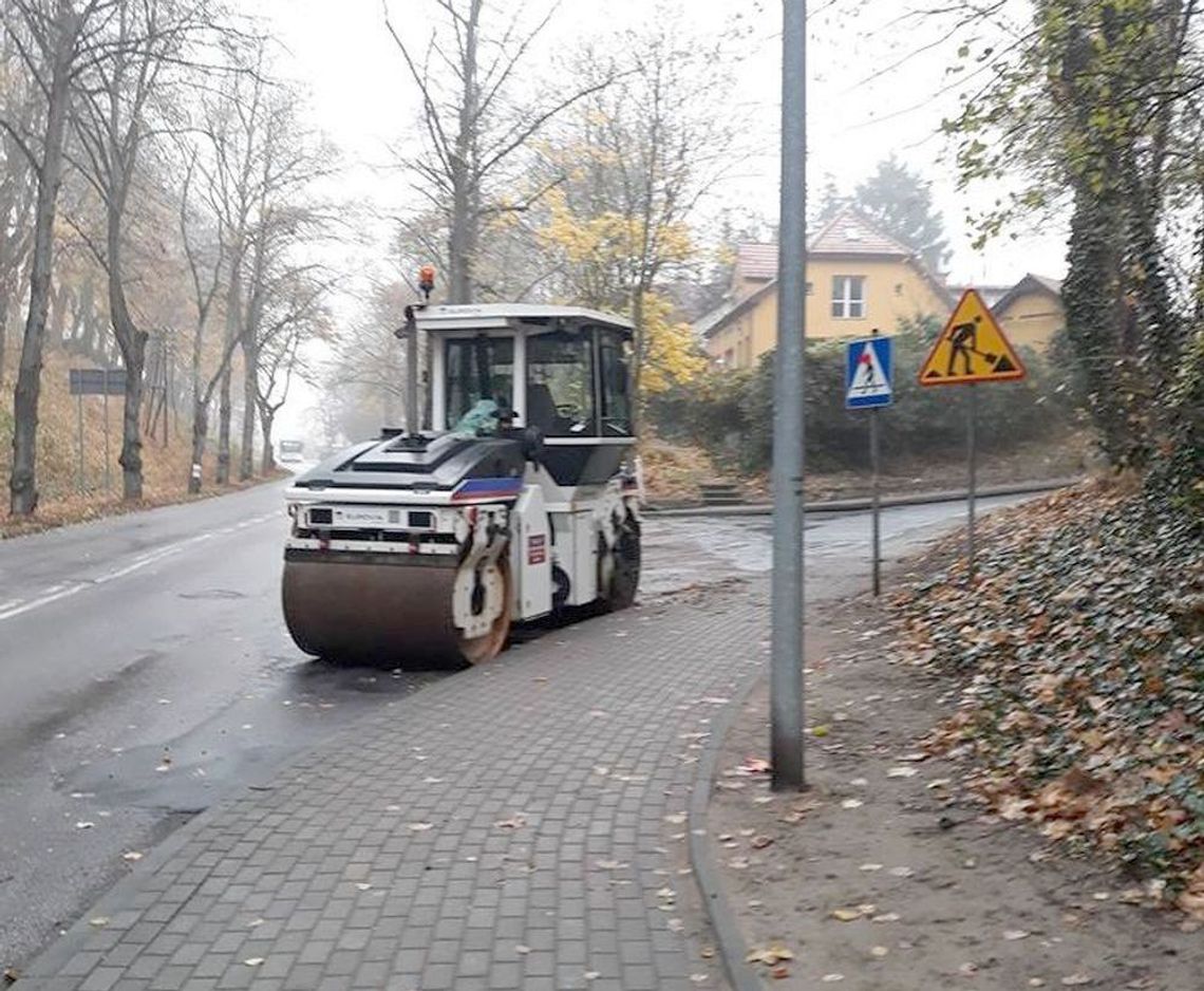 Asfalt już położony